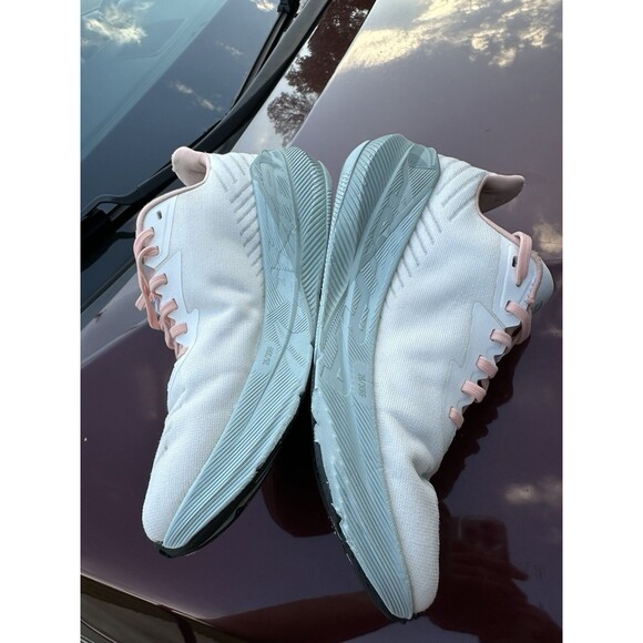 Altra Women's Athletic Shoes in White and Light Blue - Picture 3 of 9